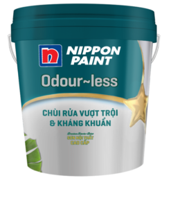 Sơn nội thất Nippon Odour-less chùi rửa vượt trội