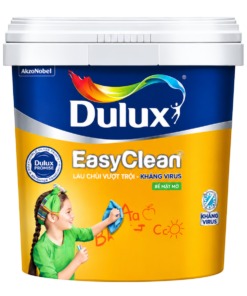 Sơn nội thất Dulux EasyClean Lau Chùi Vượt Trội Kháng Virus